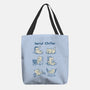 Serial Chiller Cat-None-Basic Tote-Bag-worlddominationforcats