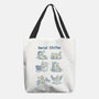 Serial Chiller Cat-None-Basic Tote-Bag-worlddominationforcats