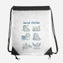Serial Chiller Cat-None-Drawstring-Bag-worlddominationforcats