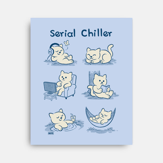 Serial Chiller Cat-None-Stretched-Canvas-worlddominationforcats