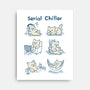 Serial Chiller Cat-None-Stretched-Canvas-worlddominationforcats