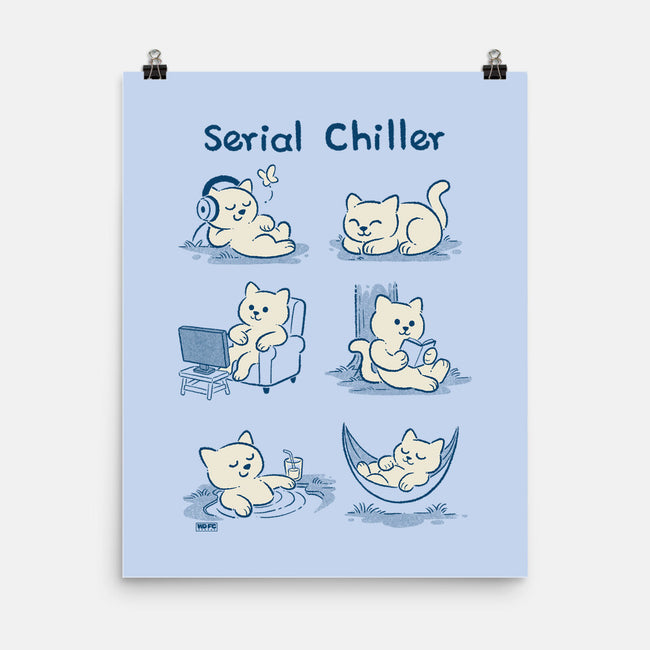 Serial Chiller Cat-None-Matte-Poster-worlddominationforcats