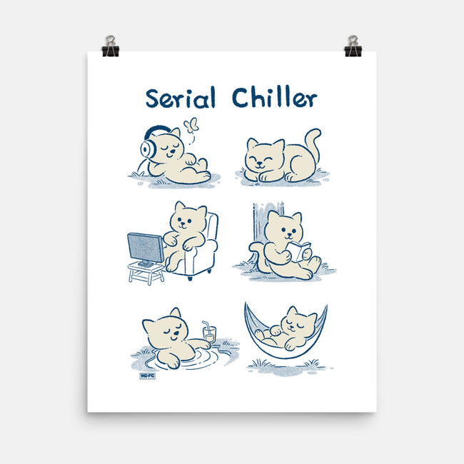 Serial Chiller Cat-None-Matte-Poster-worlddominationforcats