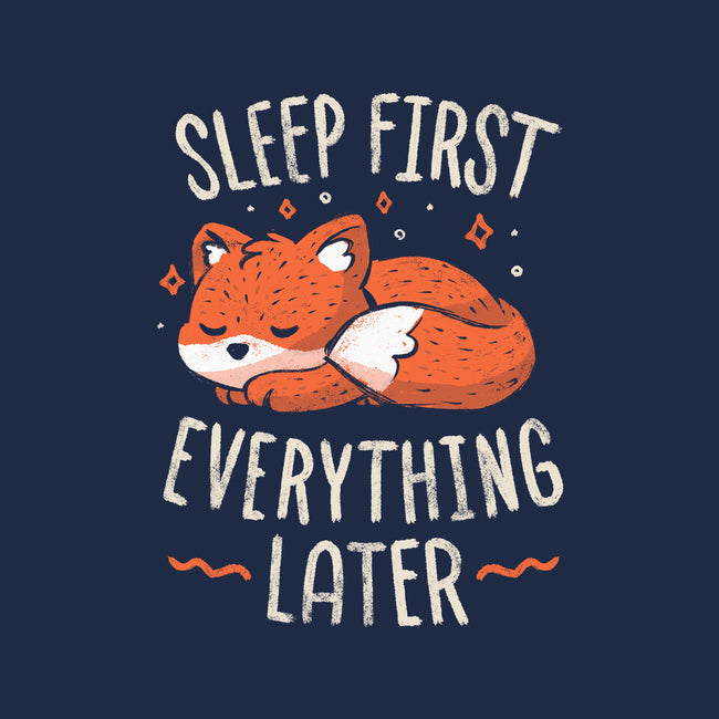 Sleep First Everything Later-Womens-Fitted-Tee-koalastudio