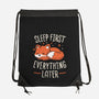 Sleep First Everything Later-None-Drawstring-Bag-koalastudio