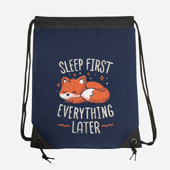 Sleep First Everything Later-None-Drawstring-Bag-koalastudio