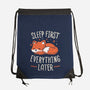 Sleep First Everything Later-None-Drawstring-Bag-koalastudio