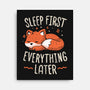 Sleep First Everything Later-None-Stretched-Canvas-koalastudio