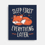 Sleep First Everything Later-None-Stretched-Canvas-koalastudio