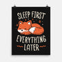 Sleep First Everything Later-None-Matte-Poster-koalastudio