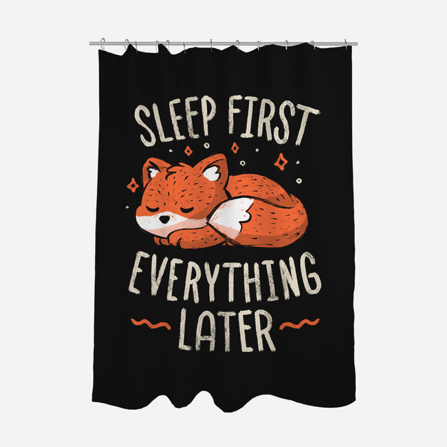 Sleep First Everything Later-None-Polyester-Shower Curtain-koalastudio