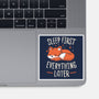 Sleep First Everything Later-None-Glossy-Sticker-koalastudio