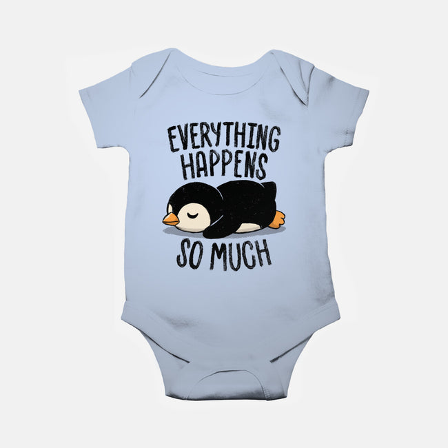 Everything Happens So Much-Baby-Basic-Onesie-koalastudio