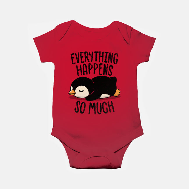 Everything Happens So Much-Baby-Basic-Onesie-koalastudio
