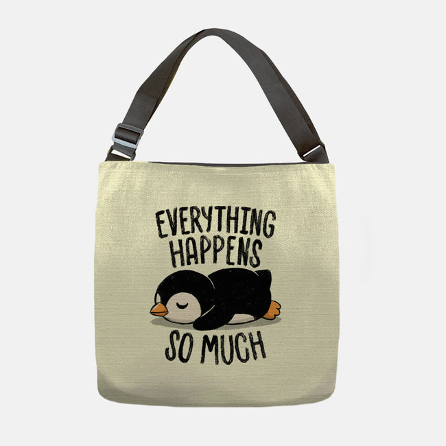 Everything Happens So Much-None-Adjustable Tote-Bag-koalastudio