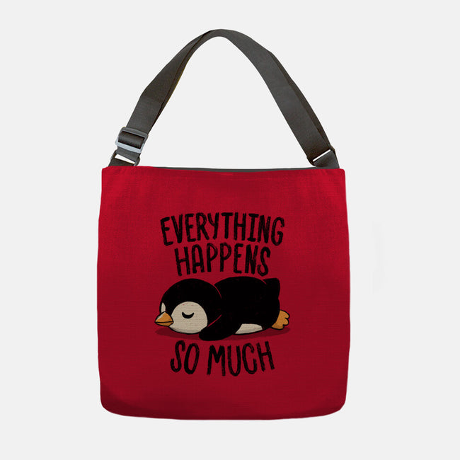 Everything Happens So Much-None-Adjustable Tote-Bag-koalastudio