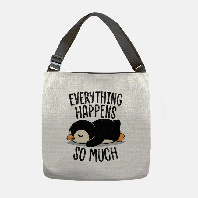 Everything Happens So Much-None-Adjustable Tote-Bag-koalastudio