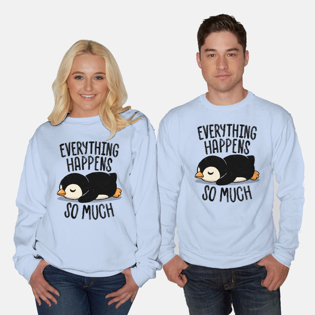Everything Happens So Much-Unisex-Crew Neck-Sweatshirt-koalastudio