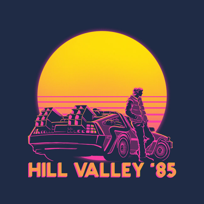 Hill Valley 85-Womens-V-Neck-Tee-rmatix