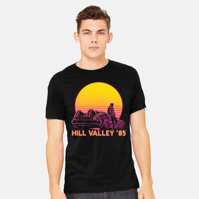 Hill Valley 85-Mens-Heavyweight-Tee-rmatix