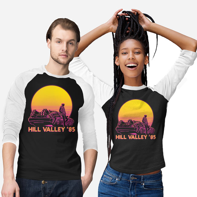 Hill Valley 85-Unisex-Baseball-Tee-rmatix