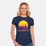 Hill Valley 85-Womens-Fitted-Tee-rmatix