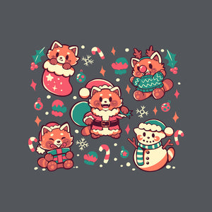 Festive Red Pandas