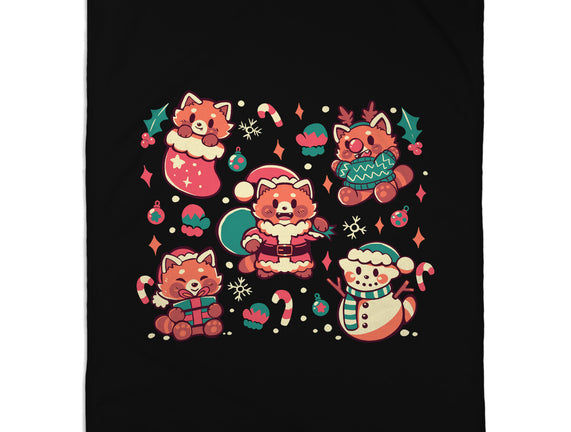 Festive Red Pandas