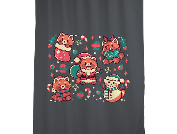 Festive Red Pandas