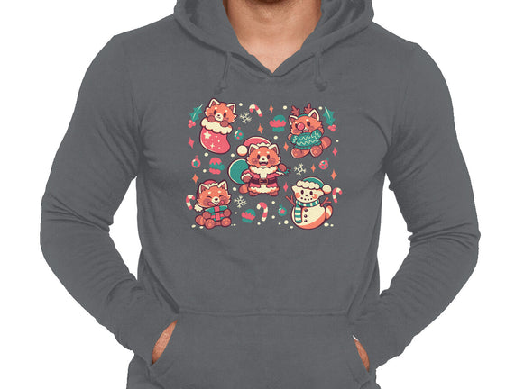 Festive Red Pandas