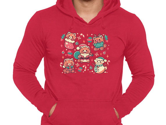 Festive Red Pandas