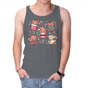 Festive Red Pandas