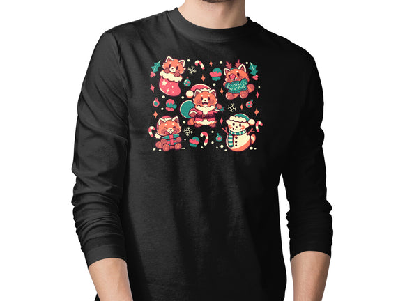 Festive Red Pandas