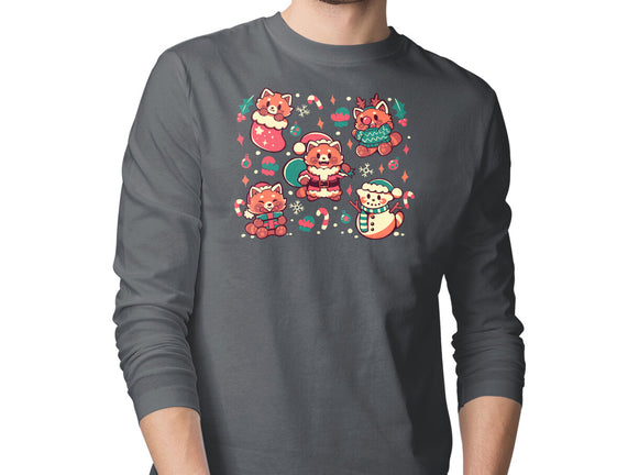 Festive Red Pandas