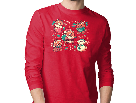 Festive Red Pandas