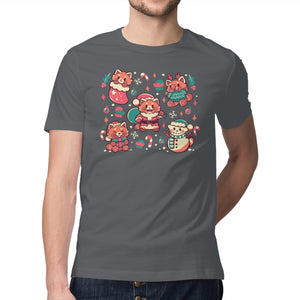 Festive Red Pandas