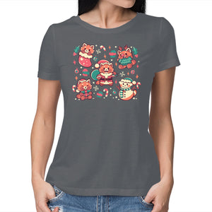 Festive Red Pandas
