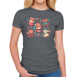 Festive Red Pandas