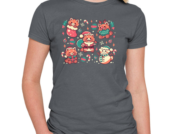 Festive Red Pandas