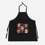 Festive Red Pandas-Unisex-Kitchen-Apron-TechraNova