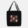 Festive Red Pandas-None-Basic Tote-Bag-TechraNova
