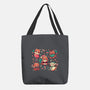 Festive Red Pandas-None-Basic Tote-Bag-TechraNova