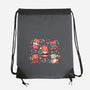Festive Red Pandas-None-Drawstring-Bag-TechraNova