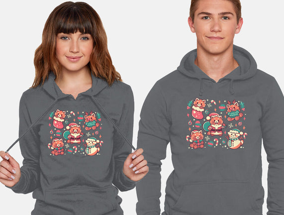 Festive Red Pandas
