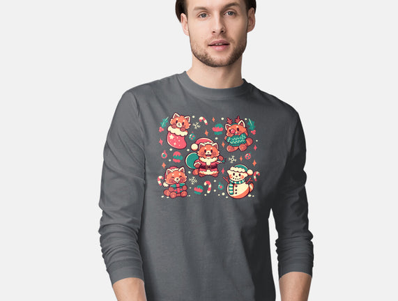 Festive Red Pandas