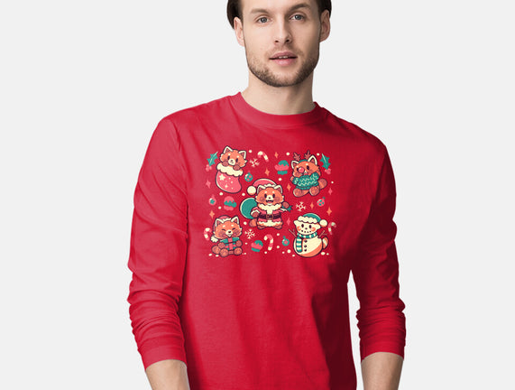 Festive Red Pandas