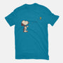 Dog And Bird-Unisex-Basic-Tee-turborat14