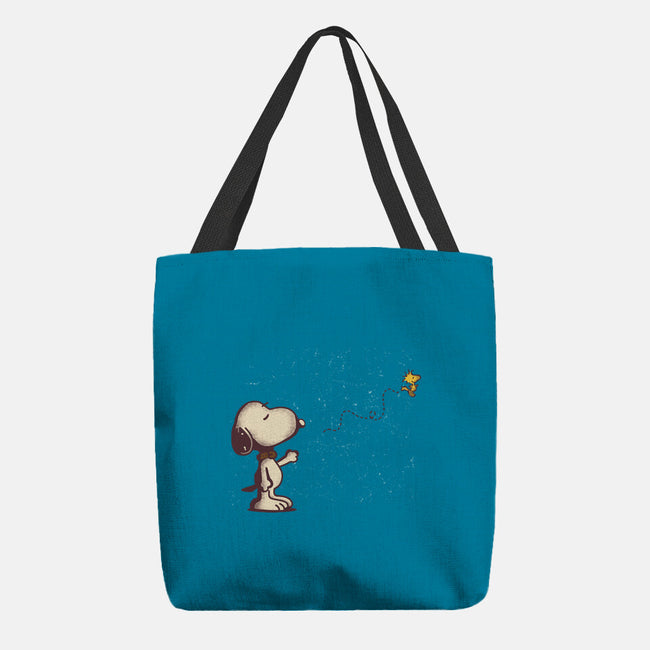 Dog And Bird-None-Basic Tote-Bag-turborat14