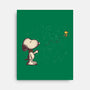 Dog And Bird-None-Stretched-Canvas-turborat14