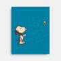 Dog And Bird-None-Stretched-Canvas-turborat14